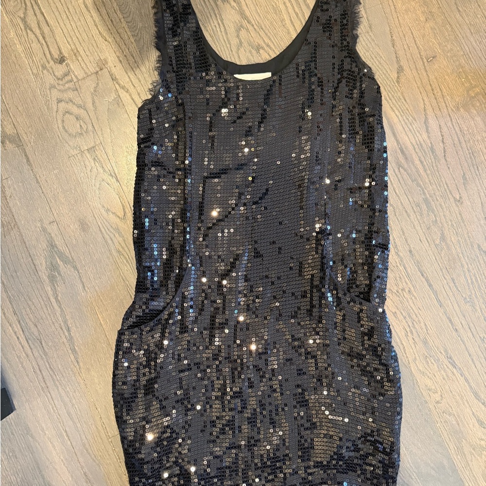 Madison Marcus Midnight Sequin Dress